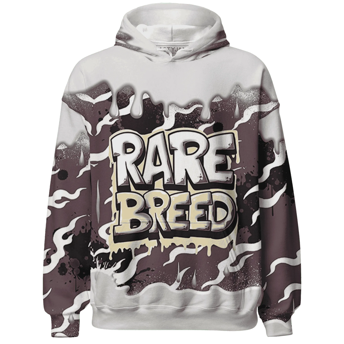 Burgundy-Crush-3s-Hoodie-Match-Rare-Breed-3D-Drippin