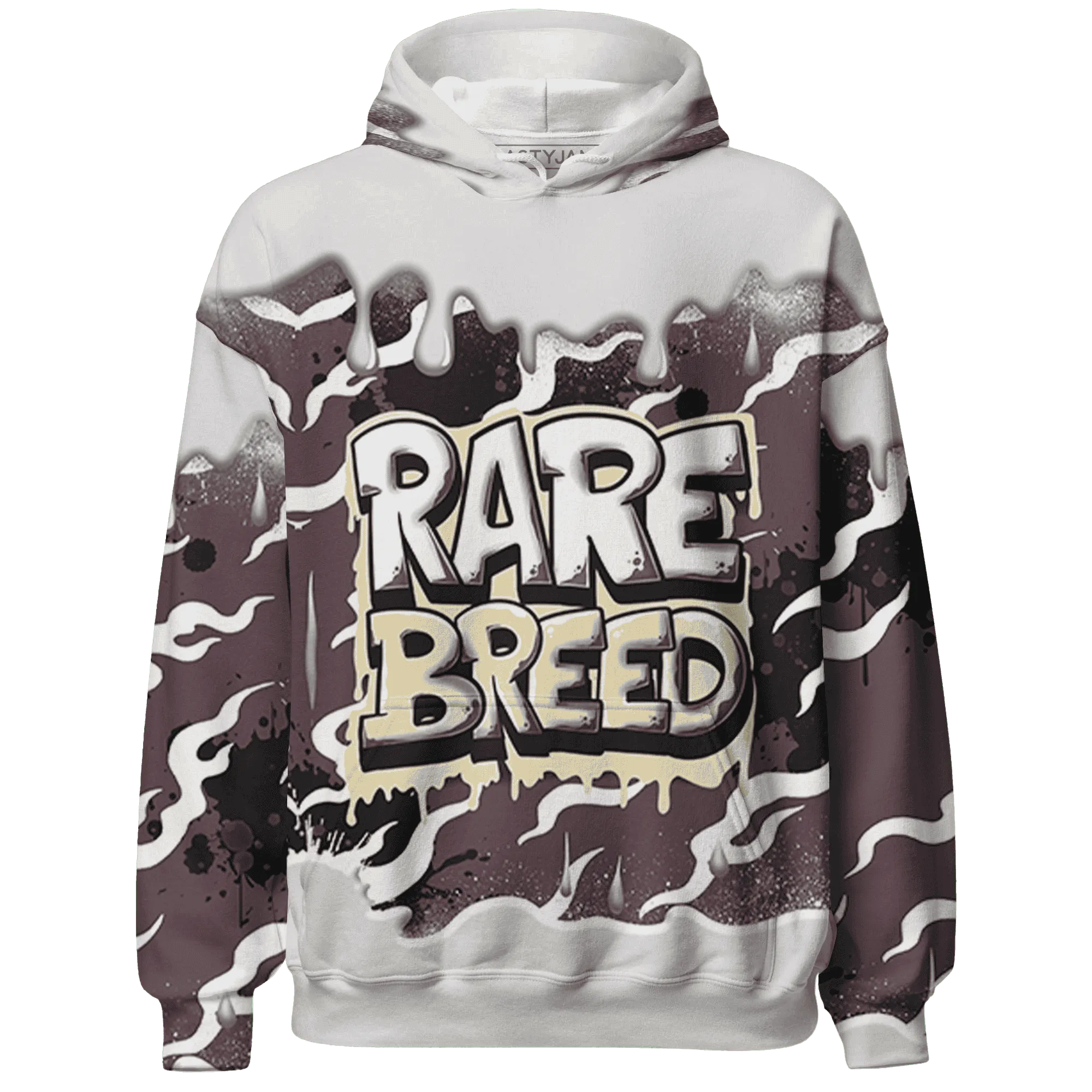 Burgundy-Crush-3s-Hoodie-Match-Rare-Breed-3D-Drippin