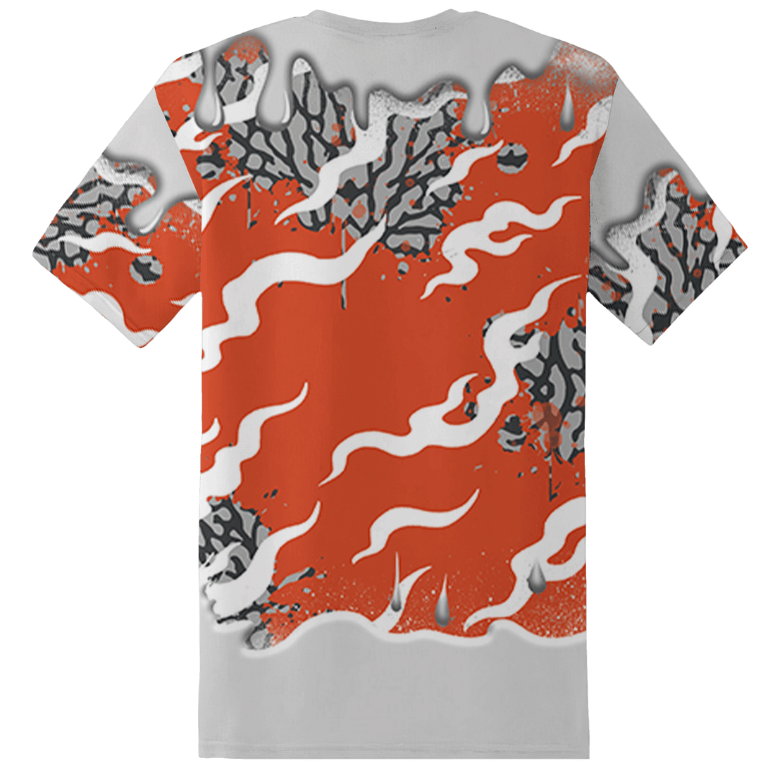 Georgia Peach 3s T Shirt Match Rare Breed 3D All-Over Print Drippin - NastyJamz