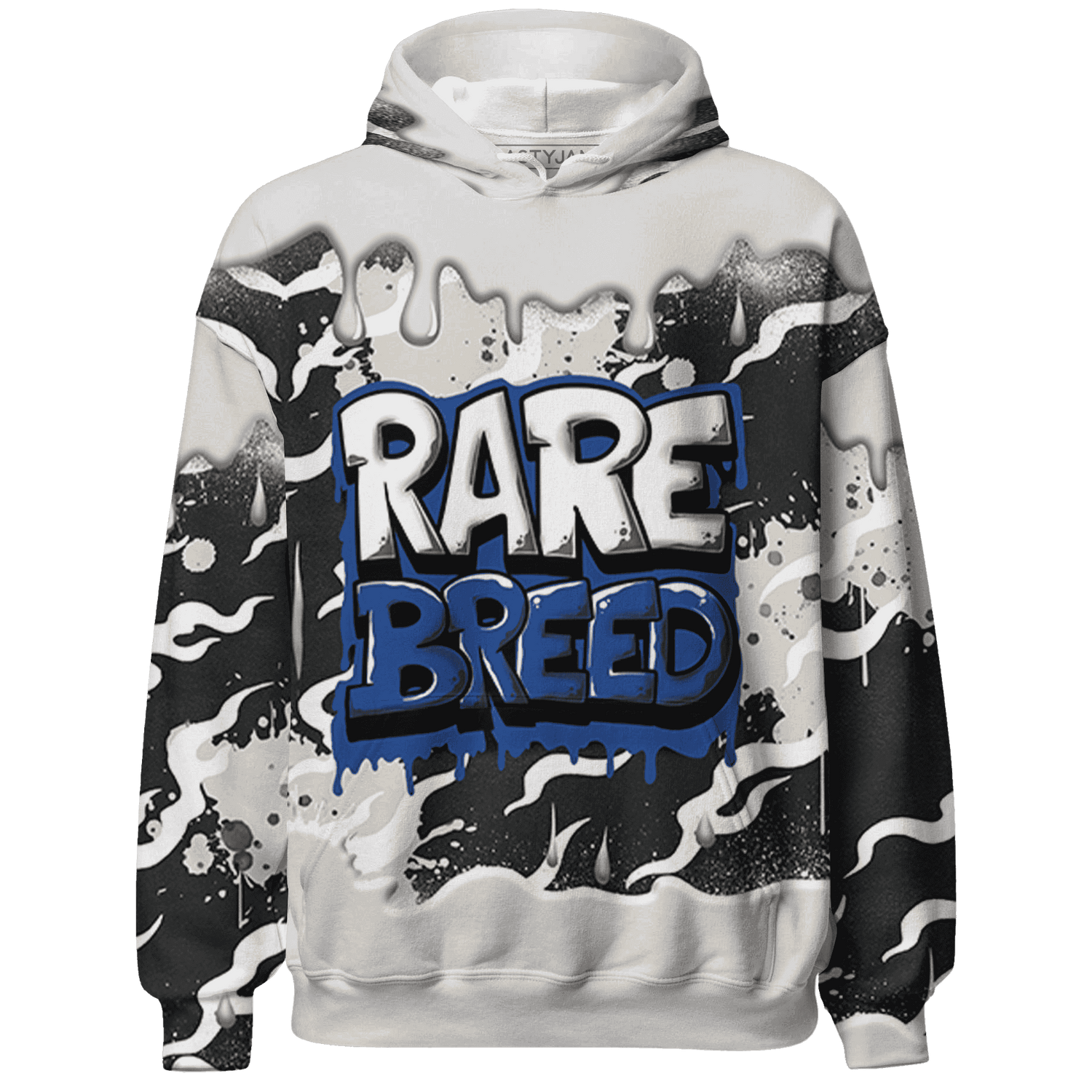 Quaiii 54 3s Hoodie Match Rare Breed 3D All-Over Print Drippin - NastyJamz