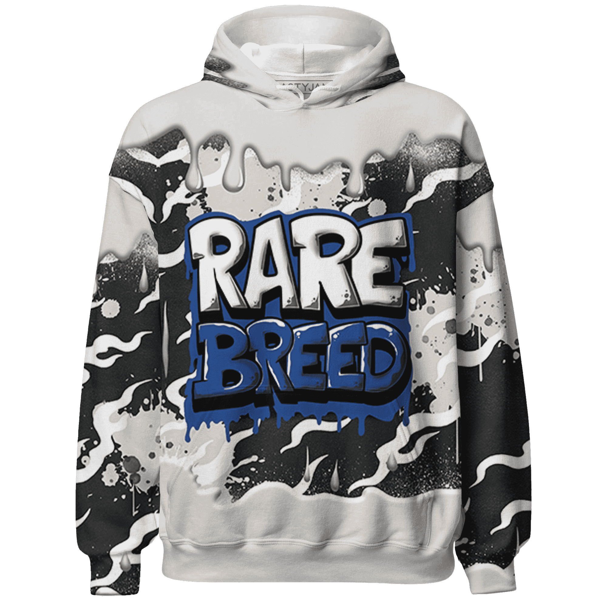 Quaiii 54 3s Hoodie Match Rare Breed 3D All-Over Print Drippin - NastyJamz