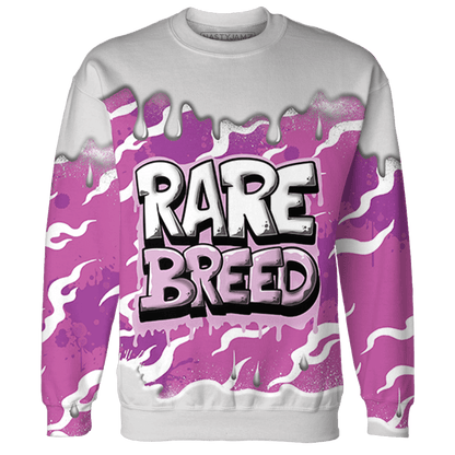 GS Hyper Violet 4s Sweatshirt Match Rare Breed 3D All-Over Print Drippin - NastyJamz