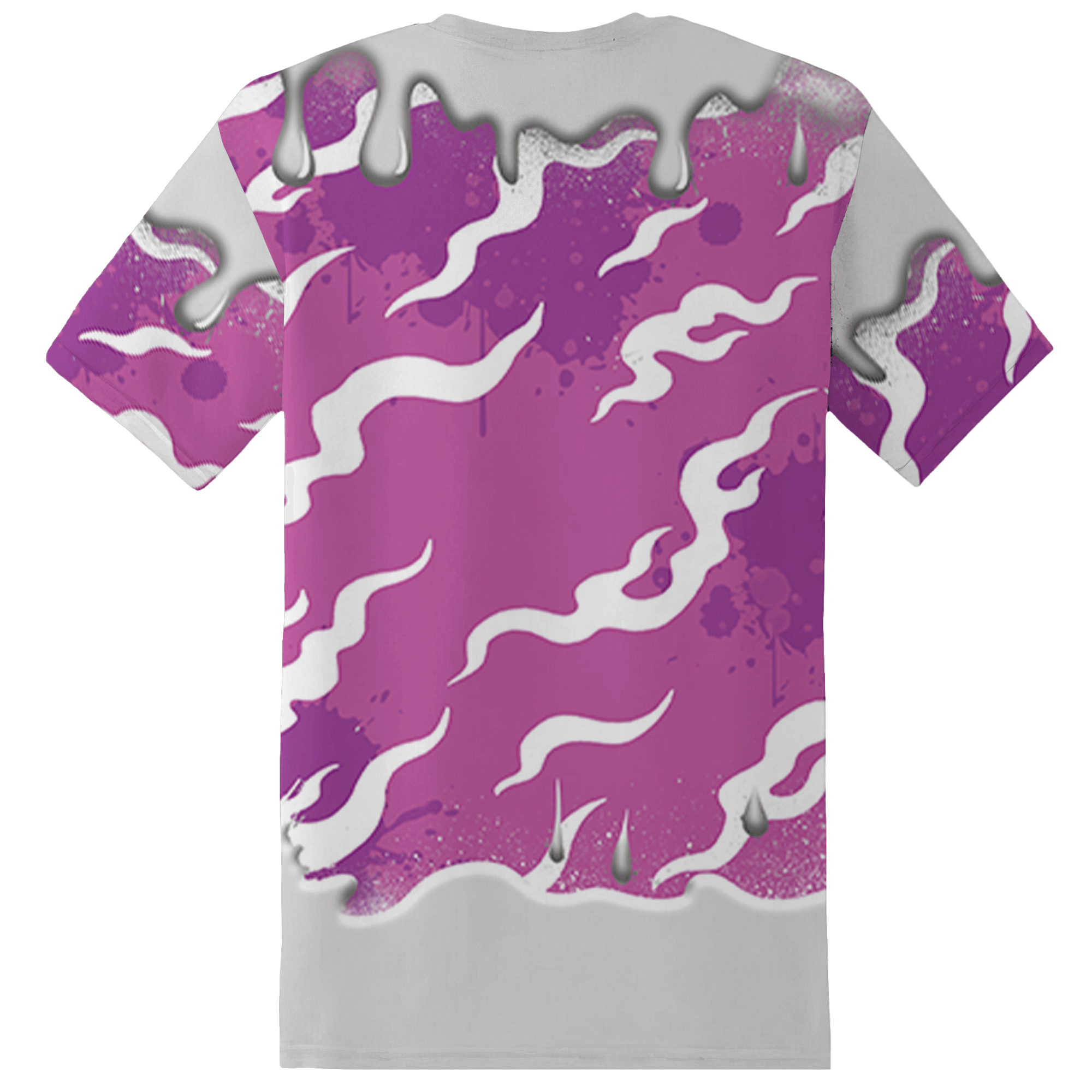 GS Hyper Violet 4s T Shirt Match Rare Breed 3D All-Over Print Drippin - NastyJamz
