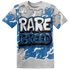 Industrial Blue 4s T Shirt Match Rare Breed 3D All-Over Print Drippin - NastyJamz