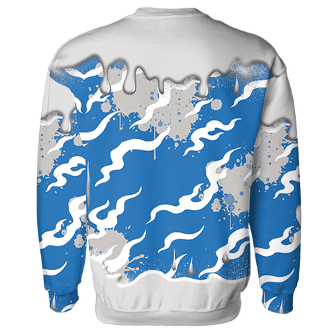 Industrial-Blue-4s-Sweatshirt-Match-Rare-Breed-3D-Drippin