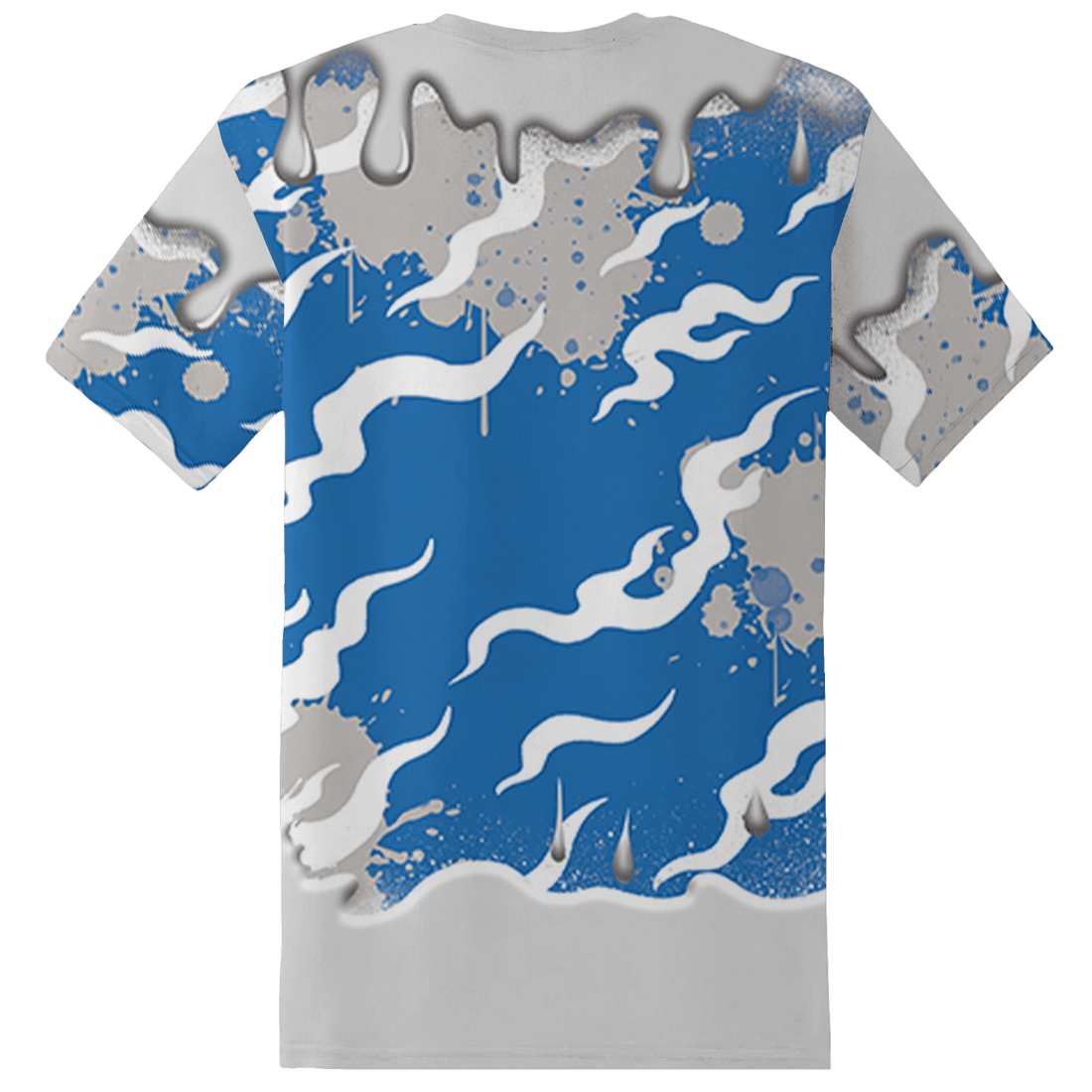 Industrial Blue 4s T Shirt Match Rare Breed 3D All-Over Print Drippin - NastyJamz