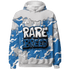 Industrial Blue 4s Hoodie Match Rare Breed 3D All-Over Print Drippin - NastyJamz
