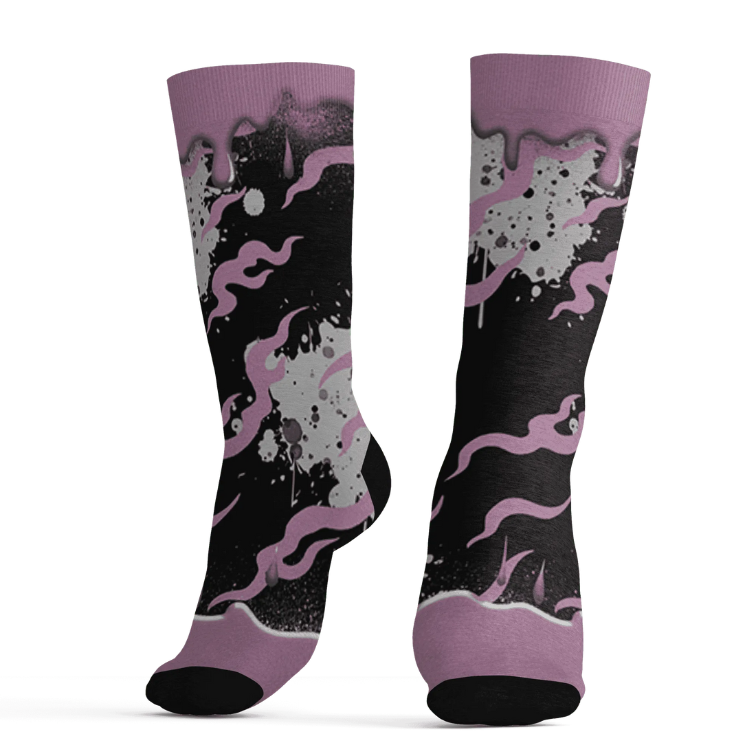 Orchid-Neutral-Grey-Black-White-4s-NastyJamz-Socks-Match-Rare-Breed-3D-Drippin