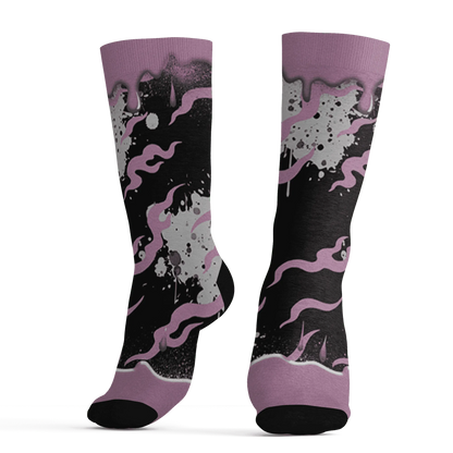 Orchid-Neutral-Grey-Black-White-4s-NastyJamz-Socks-Match-Rare-Breed-3D-Drippin
