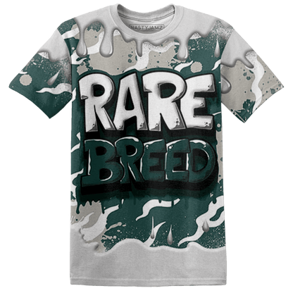 Oxidized Green 4s T Shirt Match Rare Breed 3D All-Over Print Drippin - NastyJamz