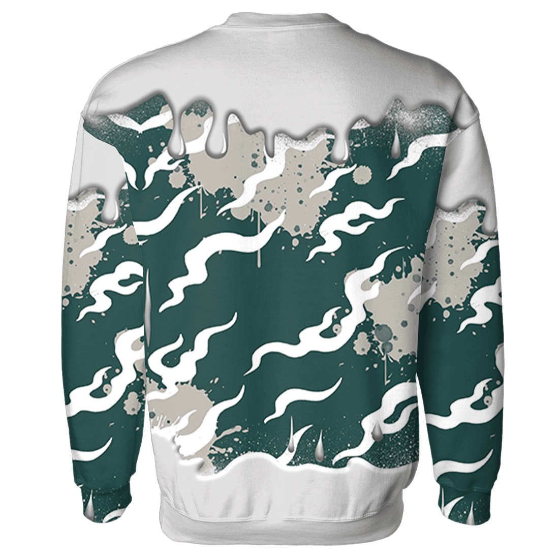 Oxidized Green 4s Sweatshirt Match Rare Breed 3D All-Over Print Drippin - NastyJamz
