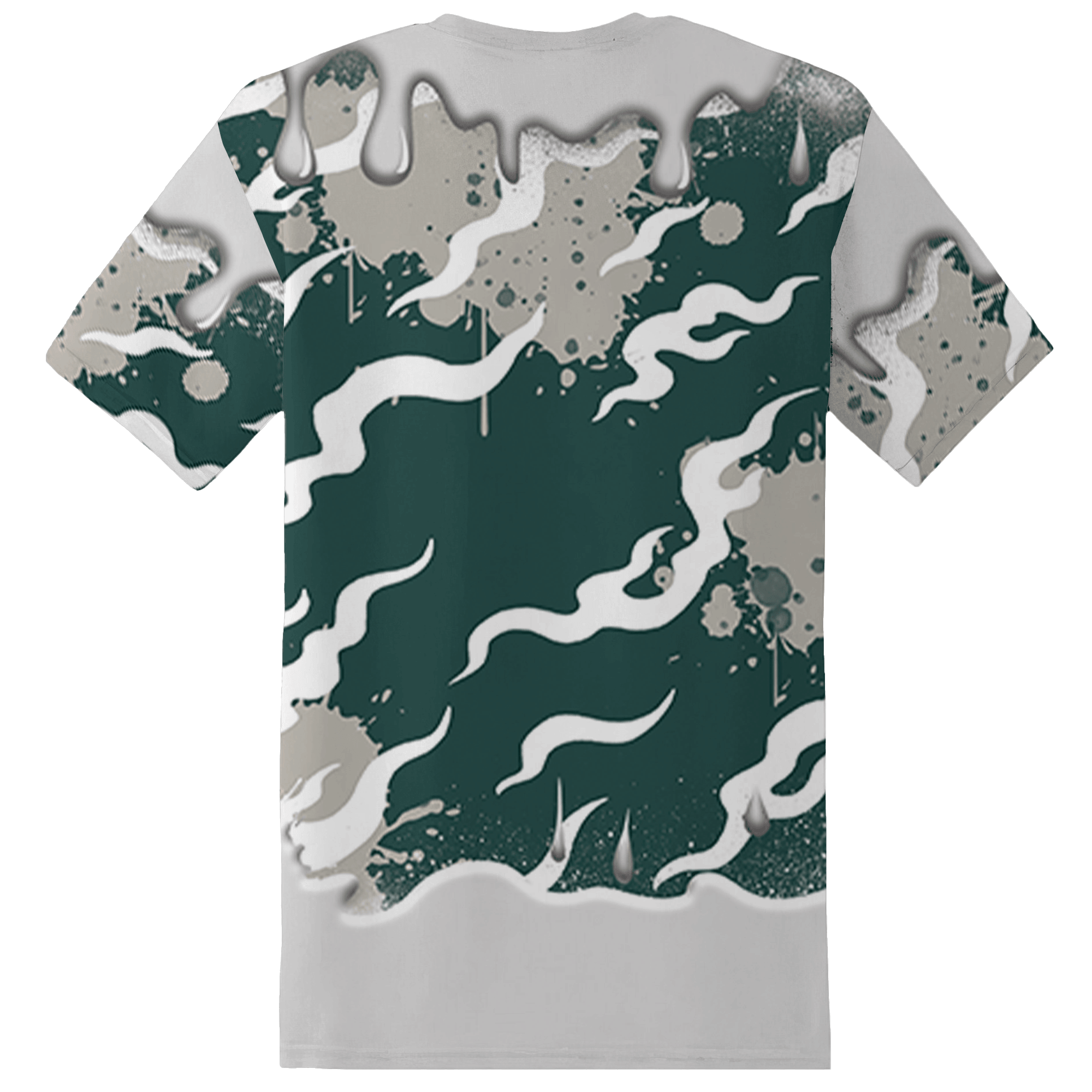 Oxidized Green 4s T Shirt Match Rare Breed 3D All-Over Print Drippin - NastyJamz