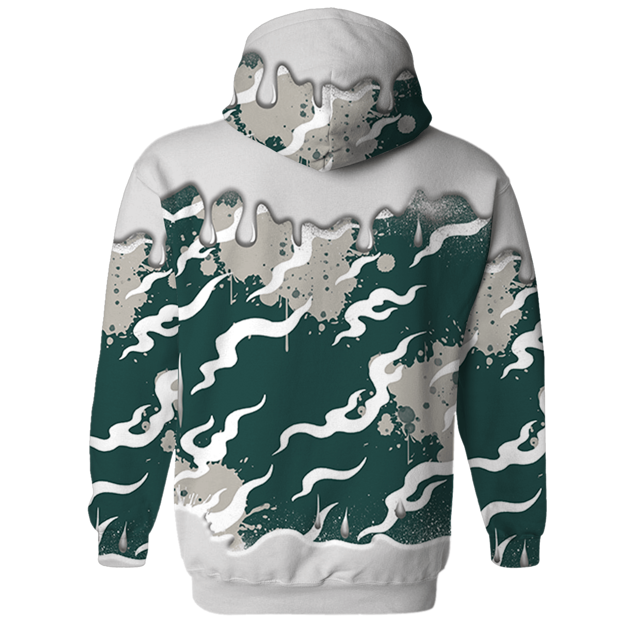 Oxidized Green 4s Hoodie Match Rare Breed 3D All-Over Print Drippin - NastyJamz