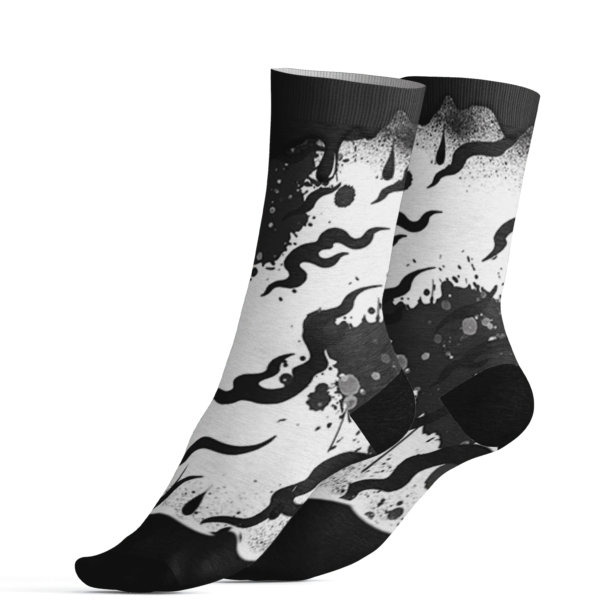 White-Thunder-4s-Socks-Match-Rare-Breed-3D-Drippin