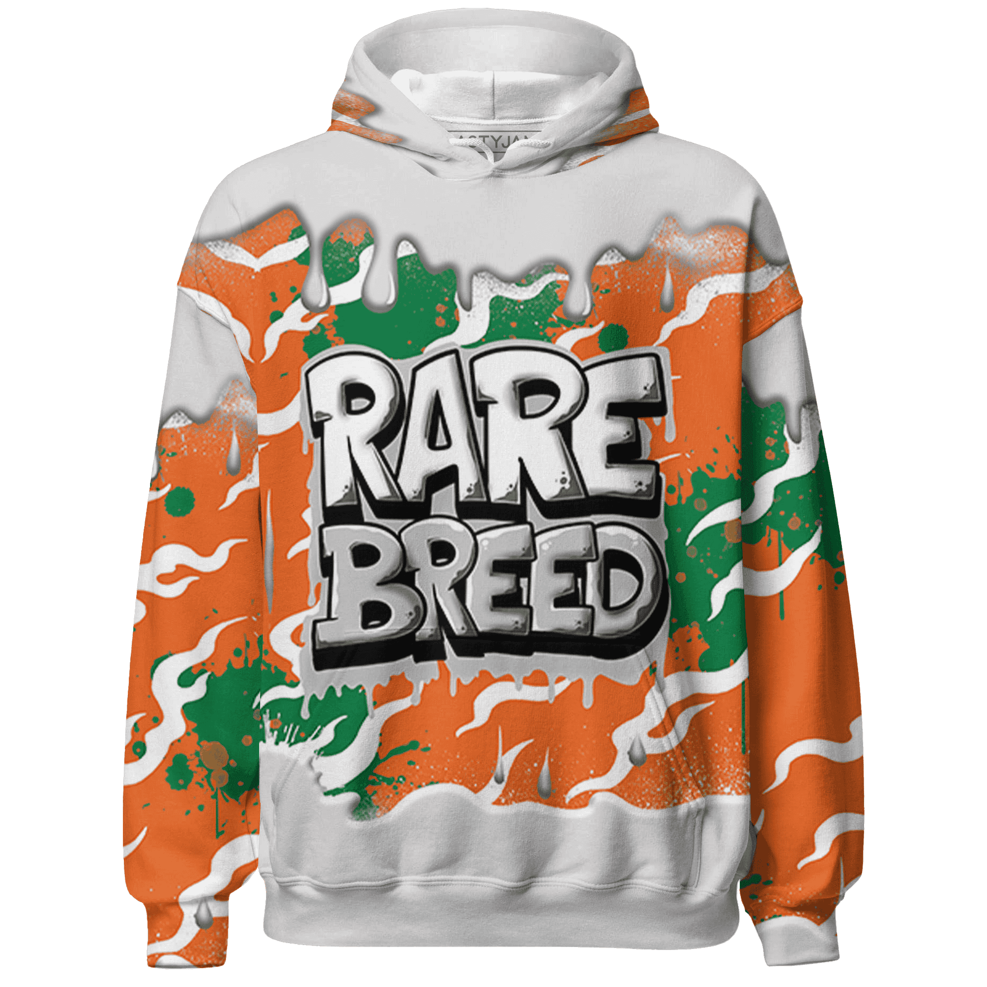MAM Hurricanes 5s Hoodie Match Rare Breed 3D All-Over Print Drippin - NastyJamz