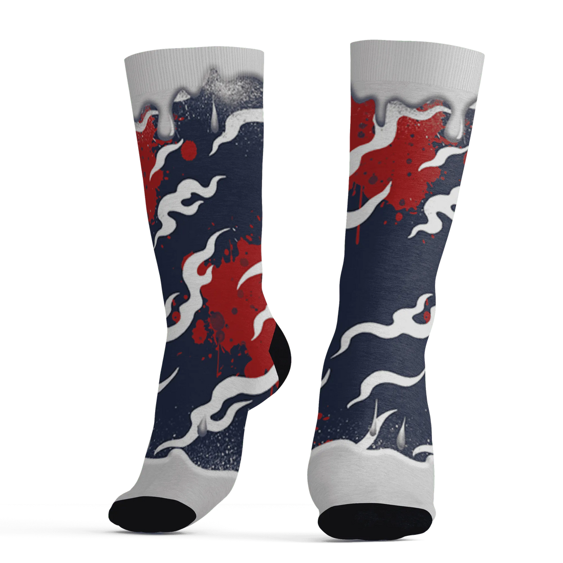 White-Navy-6s-Socks-Match-Rare-Breed-3D-Drippin