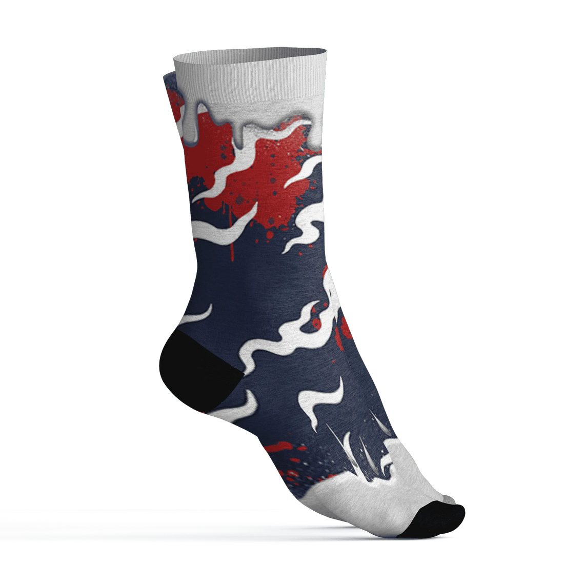 White-Navy-6s-Socks-Match-Rare-Breed-3D-Drippin