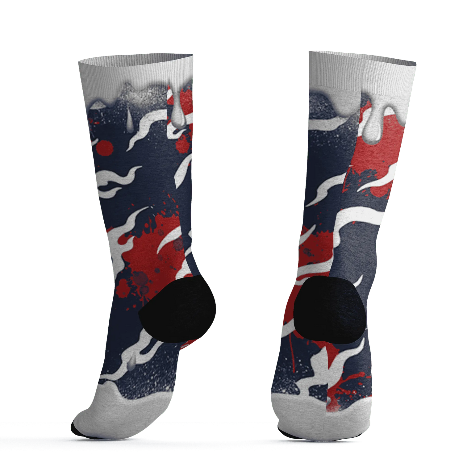 White-Navy-6s-Socks-Match-Rare-Breed-3D-Drippin