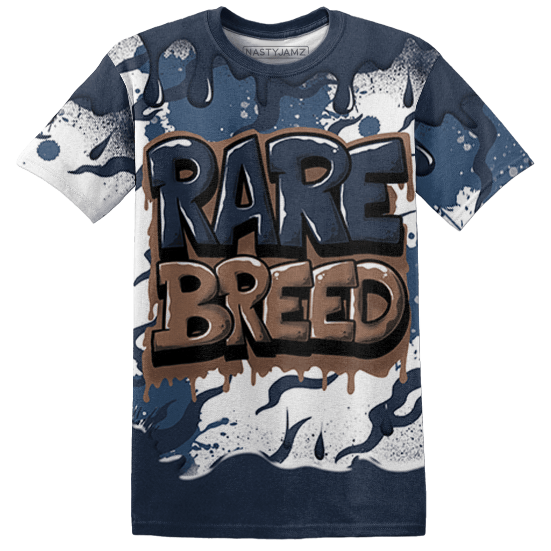 AM 1 86 Jackie RBS T Shirt Match Rare Breed 3D All-Over Print Drippin - NastyJamz