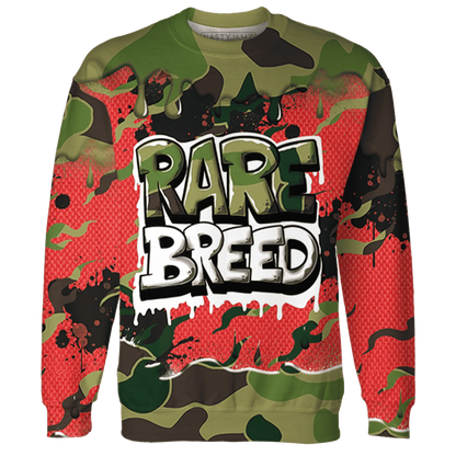 AM-90-Dark-Sage-Solar-Red-NastyJamz-Sweatshirt-Match-Rare-Breed-3D-Drippin