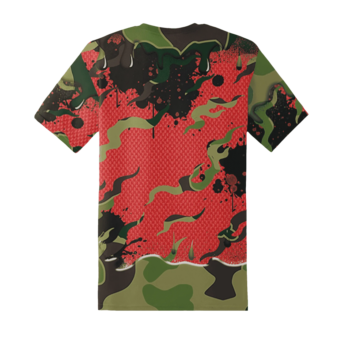 AM-90-Dark-Sage-Solar-Red-NastyJamz-T-Shirt-Match-Rare-Breed-3D-Drippin