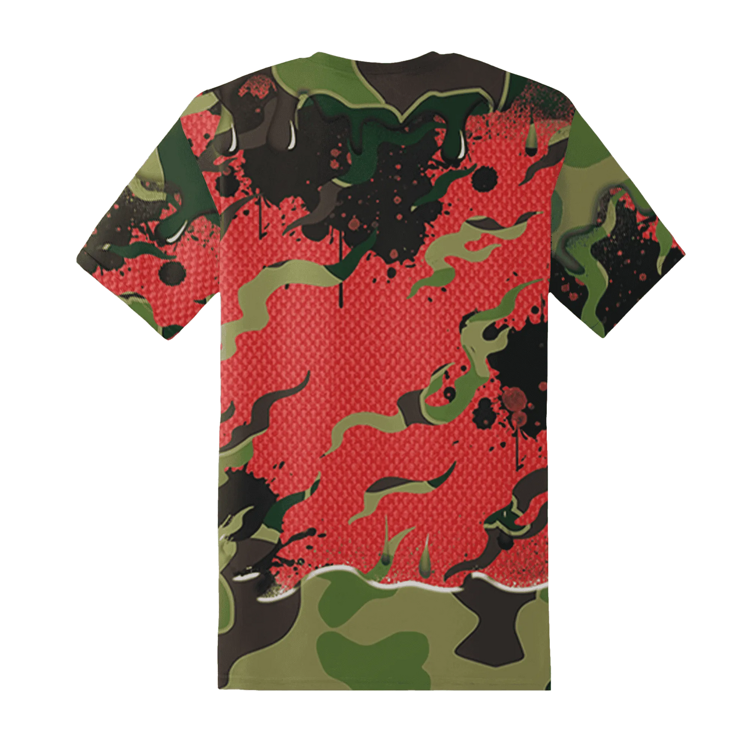AM-90-Dark-Sage-Solar-Red-NastyJamz-T-Shirt-Match-Rare-Breed-3D-Drippin