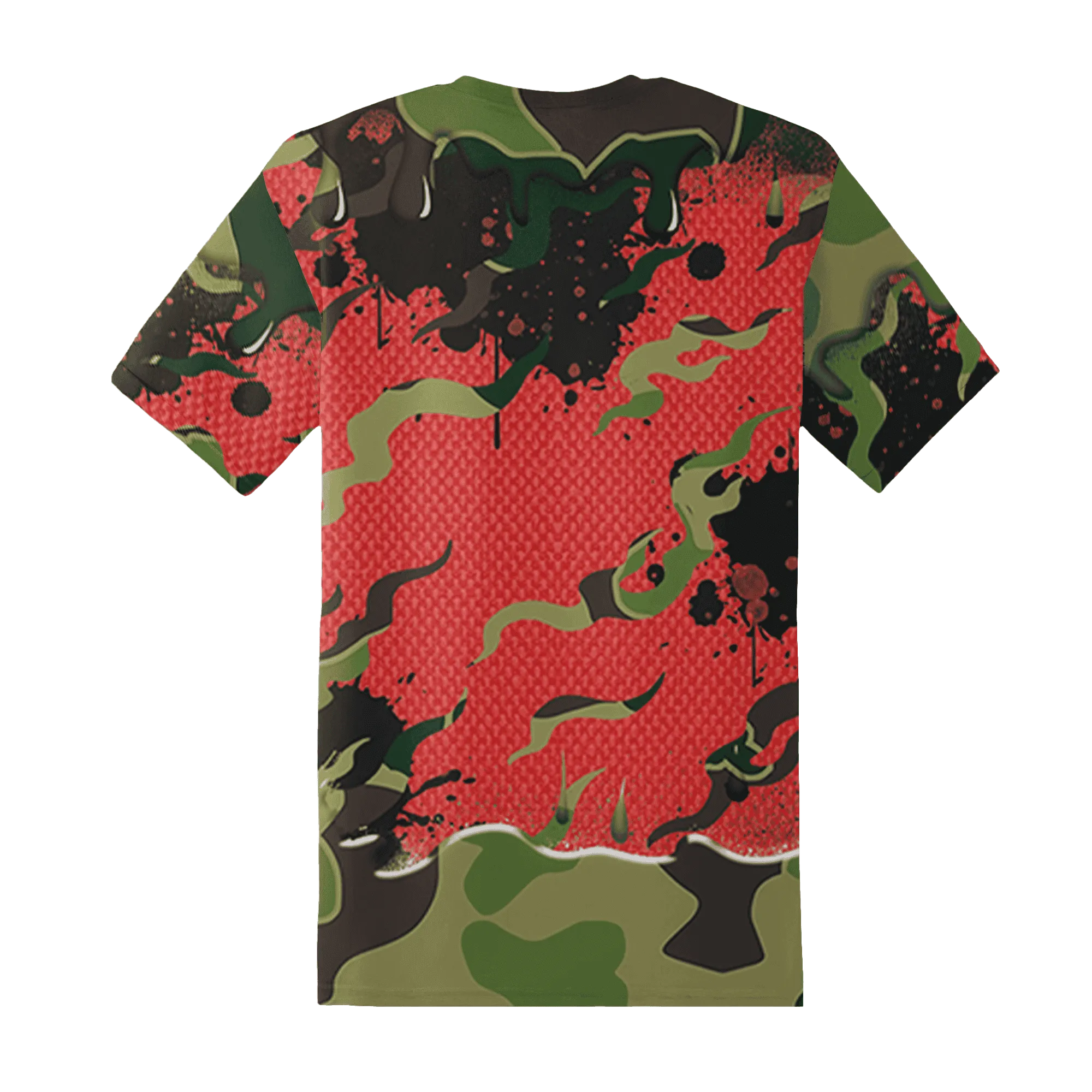 AM-90-Dark-Sage-Solar-Red-NastyJamz-T-Shirt-Match-Rare-Breed-3D-Drippin