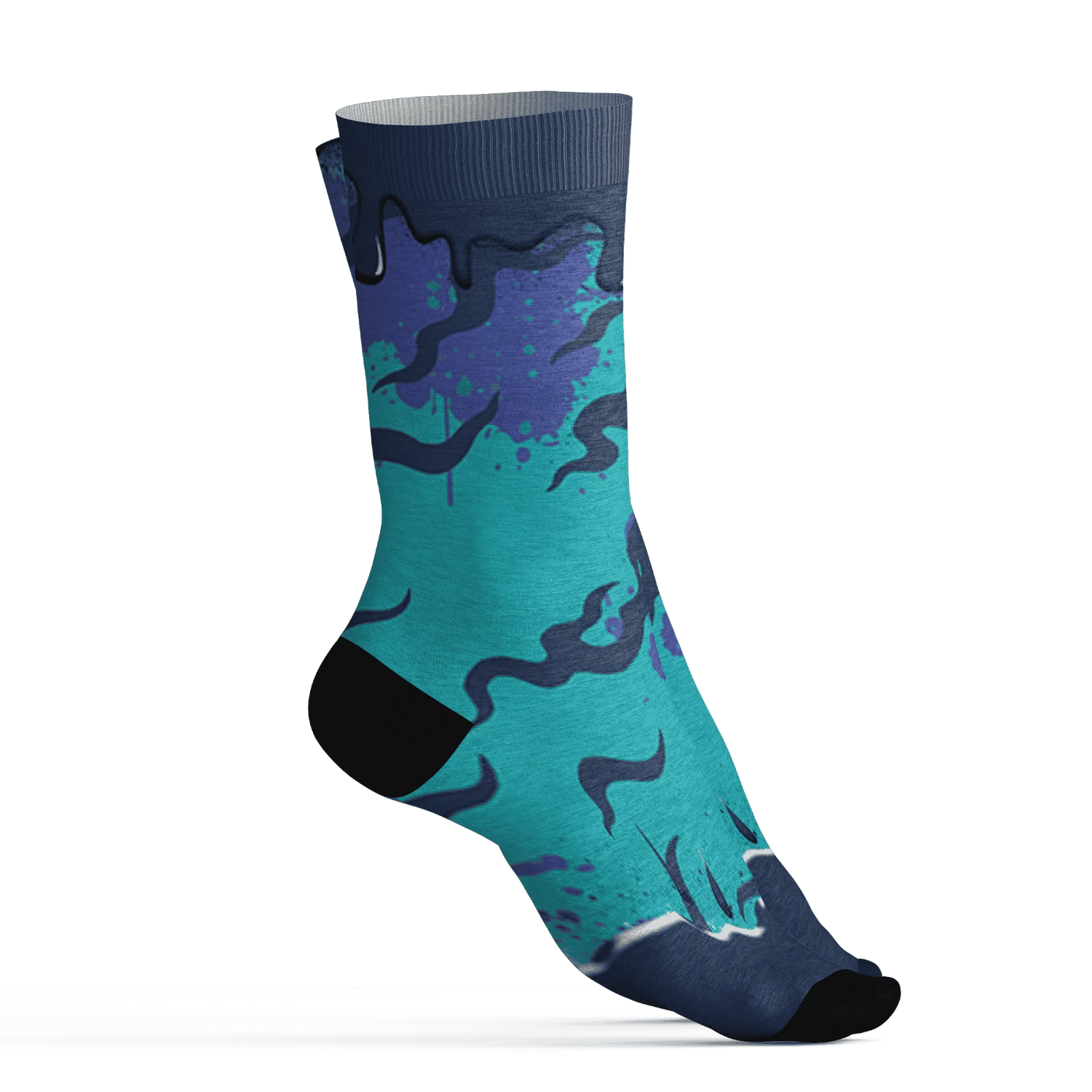 AM-Plus-Drift-Midnight-Navy-Total-Orange-Dusty-Cactus-Socks-Match-Rare-Breed-3D-Drippin