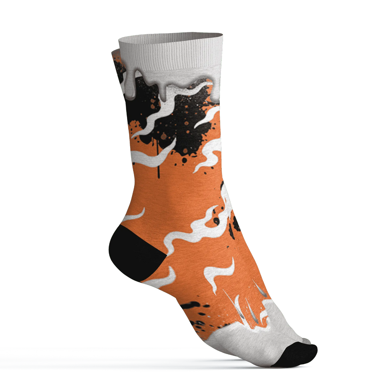 AM-TW-White-Orange-Socks-Match-Rare-Breed-3D-Drippin