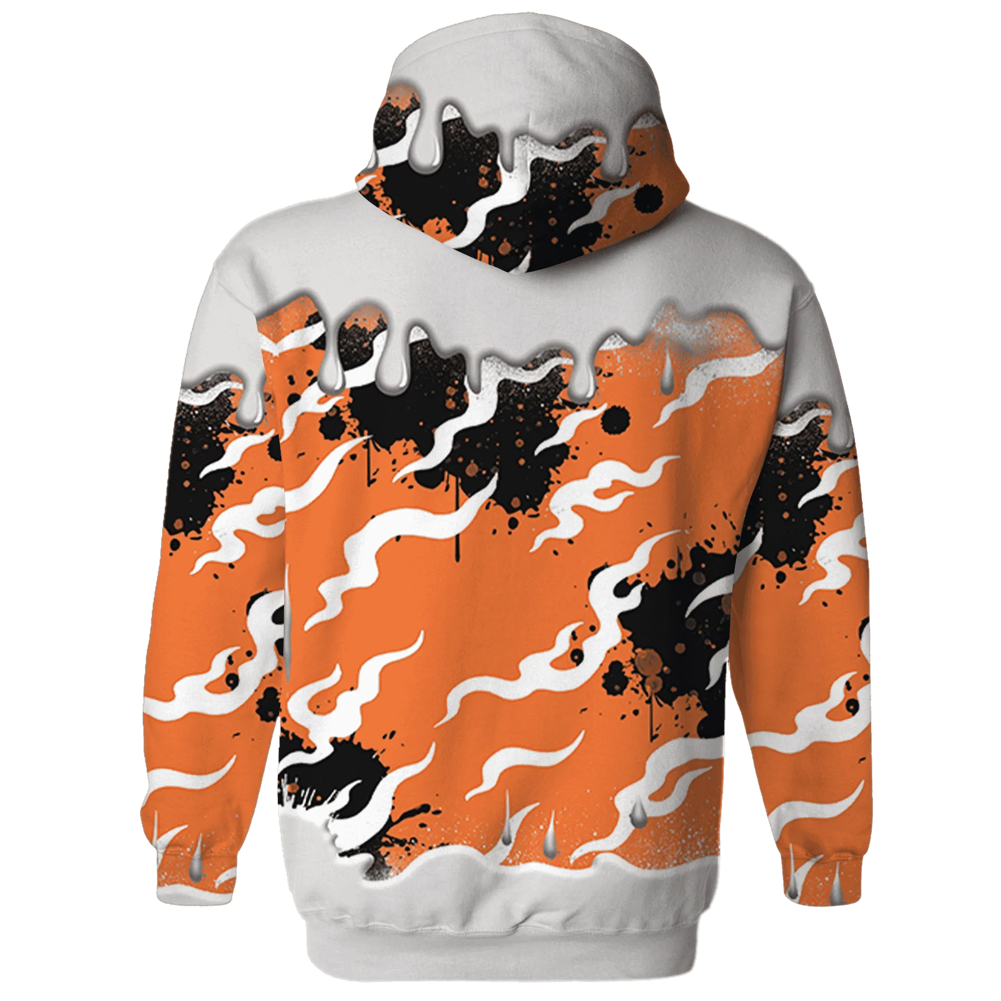 AM-TW-White-Orange-Hoodie-Match-Rare-Breed-3D-Drippin