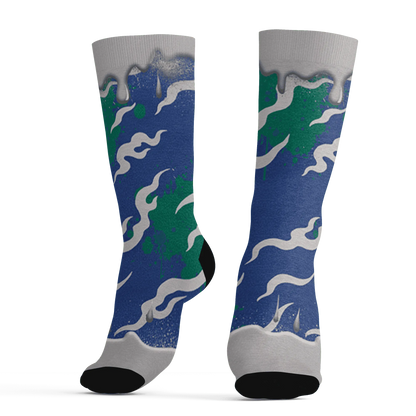 Dunk-Hyper-Royal-Malachite-NastyJamz-Socks-Match-Rare-Breed-3D-Drippin