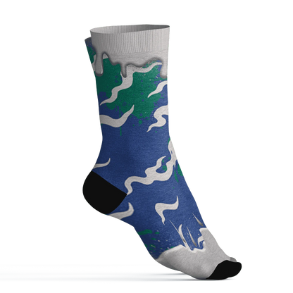 Dunk-Hyper-Royal-Malachite-NastyJamz-Socks-Match-Rare-Breed-3D-Drippin