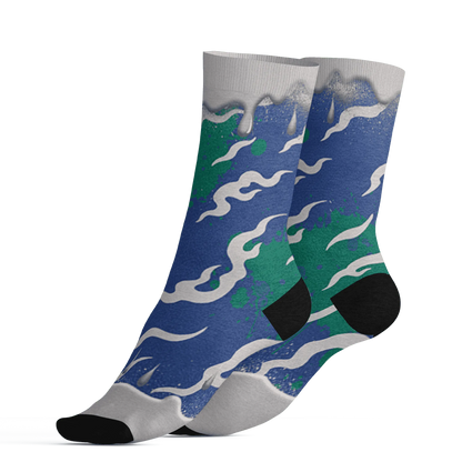 Dunk-Hyper-Royal-Malachite-NastyJamz-Socks-Match-Rare-Breed-3D-Drippin