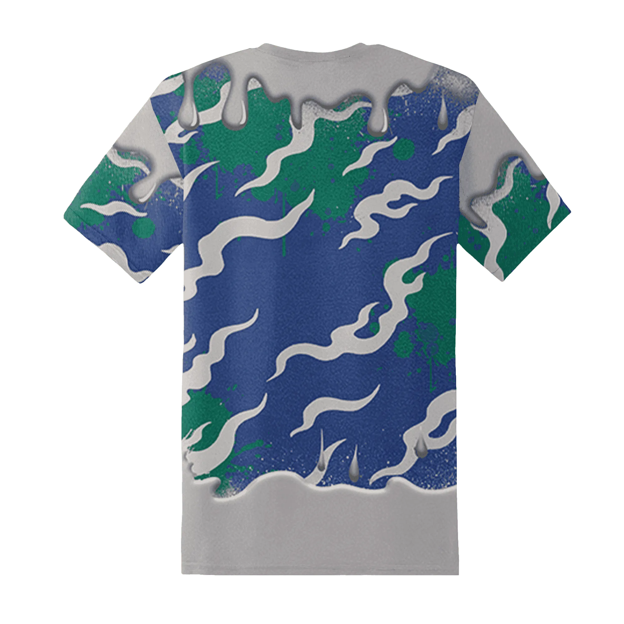 Dunk-Hyper-Royal-Malachite-NastyJamz-T-Shirt-Match-Rare-Breed-3D-Drippin