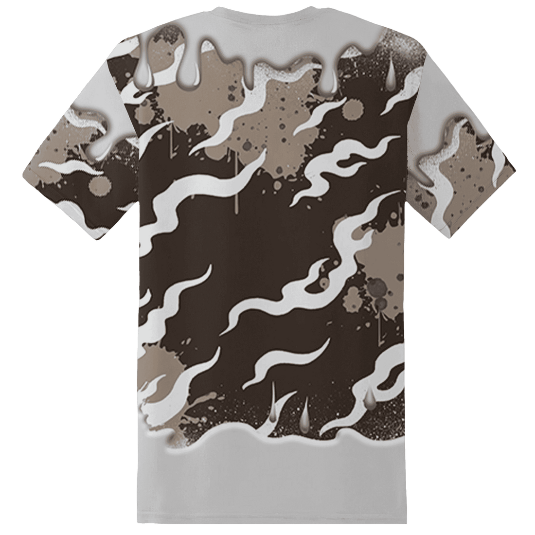 Dunk Low Baroque Brown T Shirt Match Rare Breed 3D All-Over Print Drippin - NastyJamz