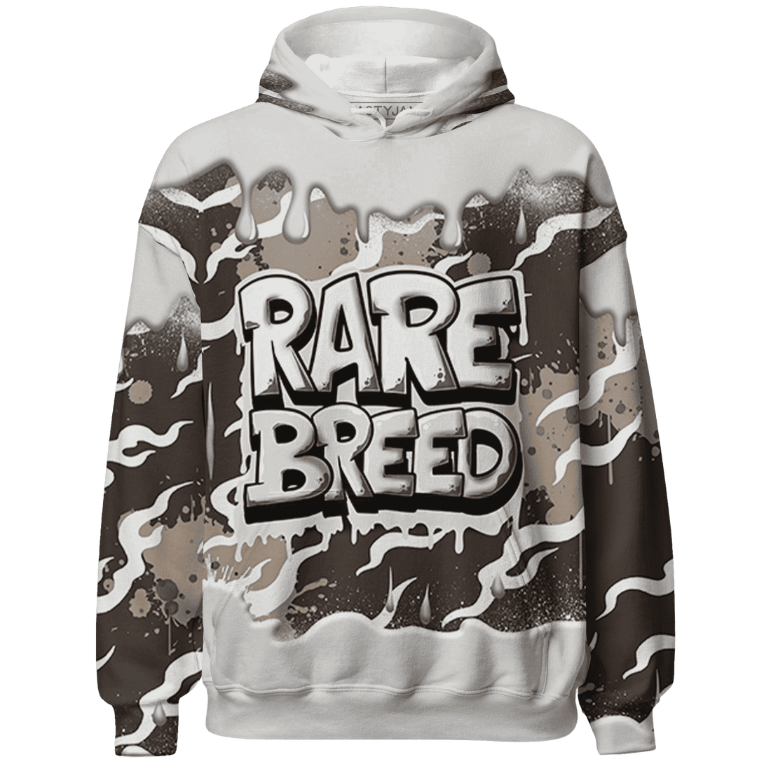 Dunk Low Baroque Brown Hoodie Match Rare Breed 3D All-Over Print Drippin - NastyJamz