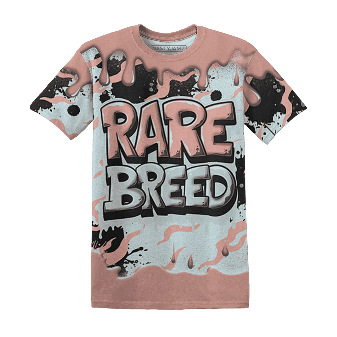 Dunk-Low-Glacier-Blue-Arctic-Orange-NastyJamz-T-Shirt-Match-Rare-Breed-3D-Drippin