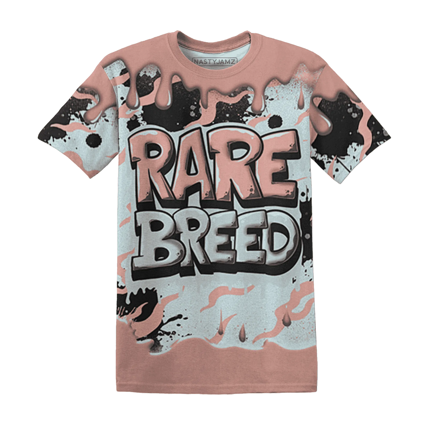 Dunk-Low-Glacier-Blue-Arctic-Orange-NastyJamz-T-Shirt-Match-Rare-Breed-3D-Drippin