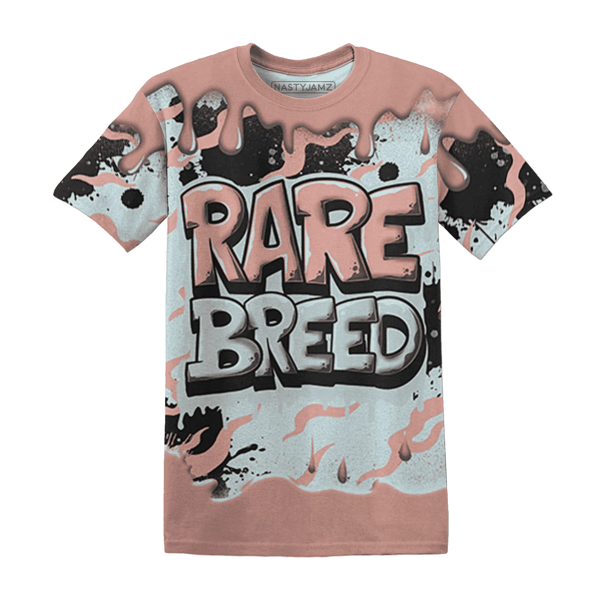Dunk-Low-Glacier-Blue-Arctic-Orange-NastyJamz-T-Shirt-Match-Rare-Breed-3D-Drippin