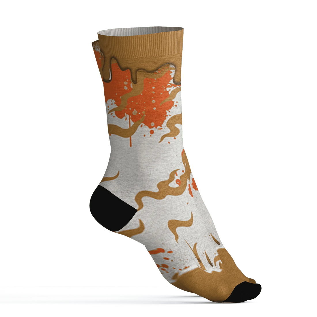 Dunk-Low-Retro-Wheat-Orange-NastyJamz-Socks-Match-Rare-Breed-3D-Drippin
