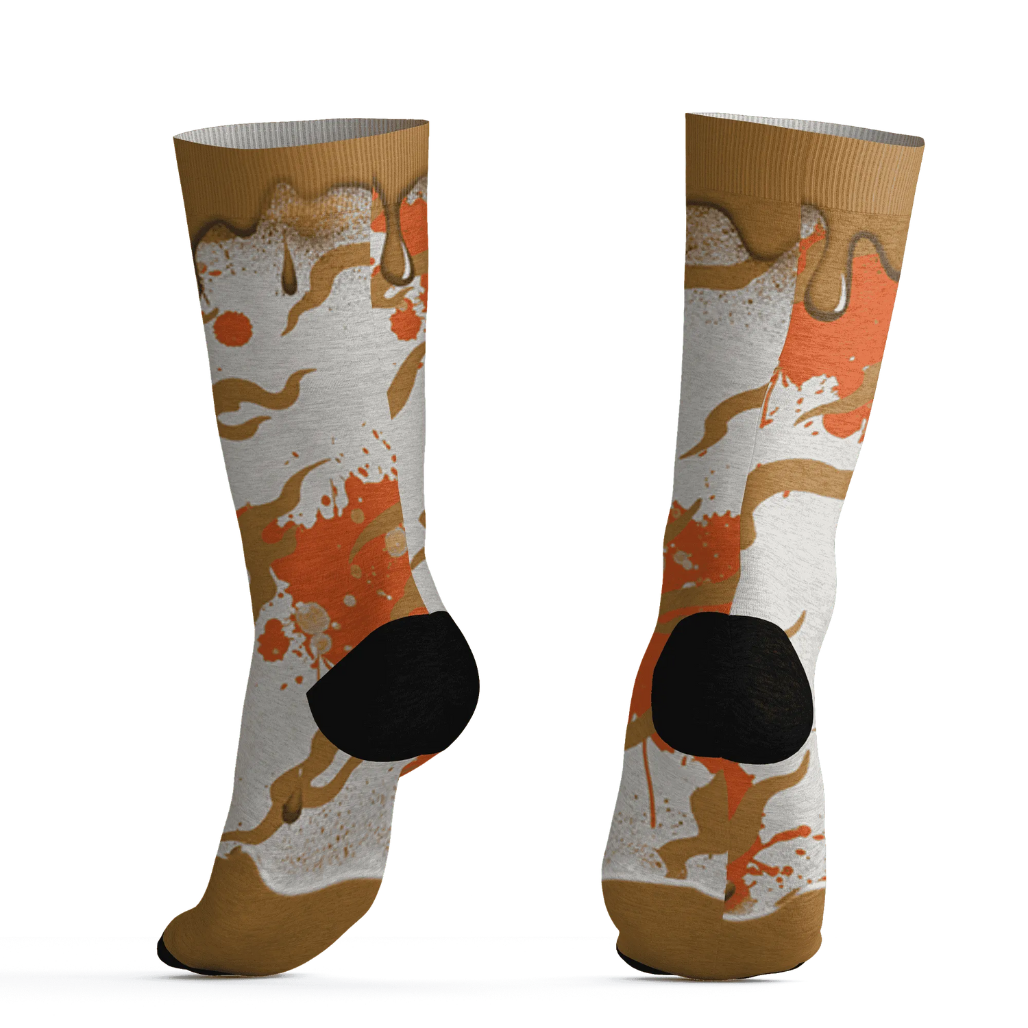 Dunk-Low-Retro-Wheat-Orange-NastyJamz-Socks-Match-Rare-Breed-3D-Drippin