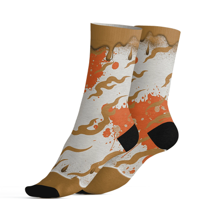 Dunk-Low-Retro-Wheat-Orange-NastyJamz-Socks-Match-Rare-Breed-3D-Drippin