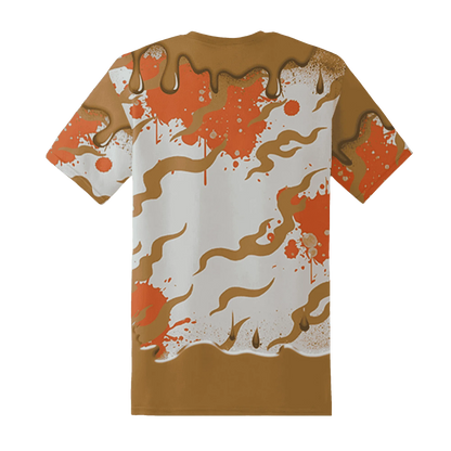 Dunk-Low-Retro-Wheat-Orange-NastyJamz-T-Shirt-Match-Rare-Breed-3D-Drippin