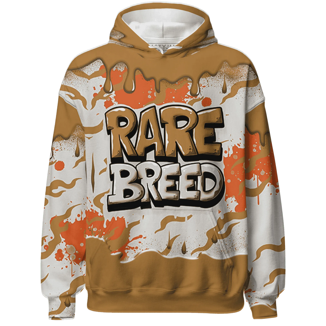 Dunk-Low-Retro-Wheat-Orange-NastyJamz-Hoodie-Match-Rare-Breed-3D-Drippin
