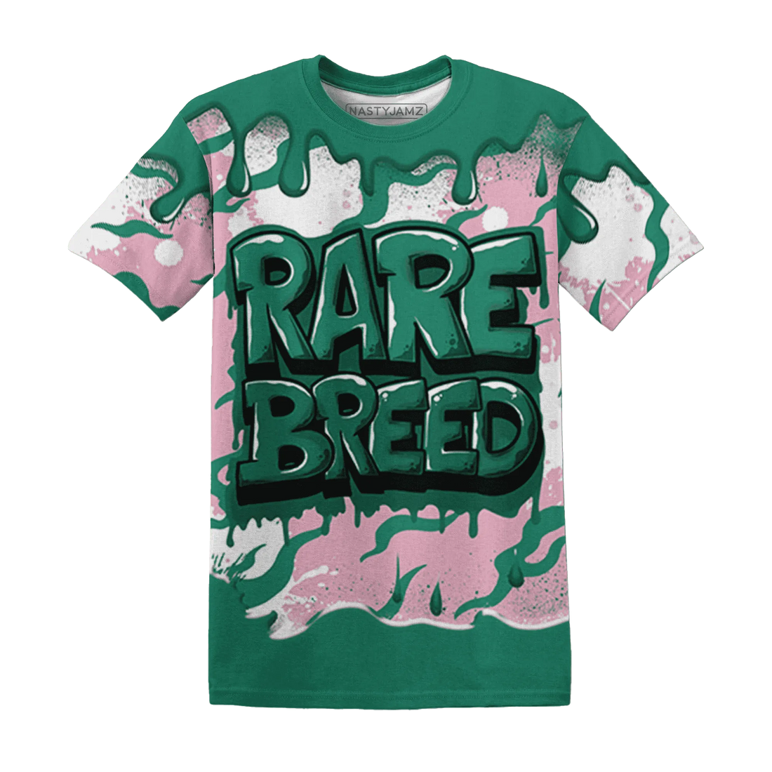 Dunk-Pink-Malachite-Medium-Soft-Low-Sail-T-Shirt-Match-Rare-Breed-3D-Drippin