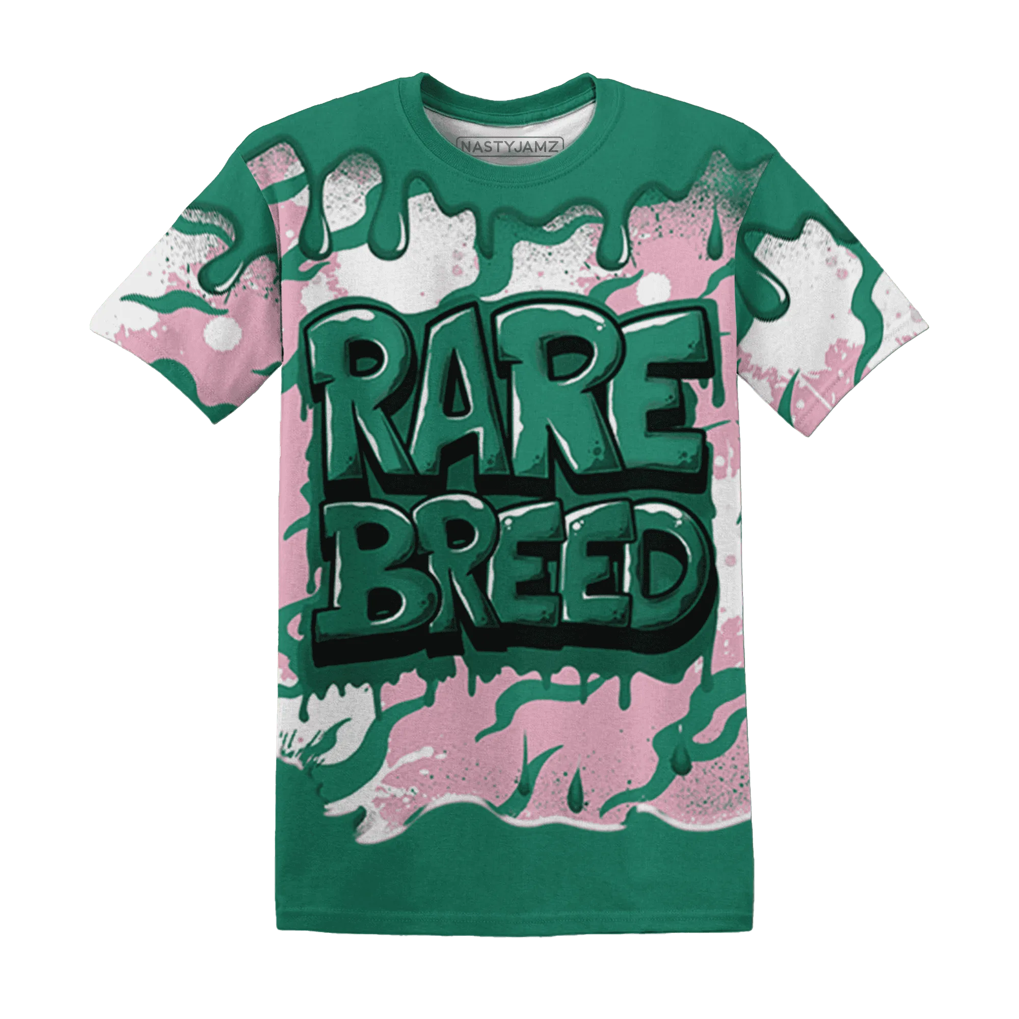 Dunk-Pink-Malachite-Medium-Soft-Low-Sail-T-Shirt-Match-Rare-Breed-3D-Drippin