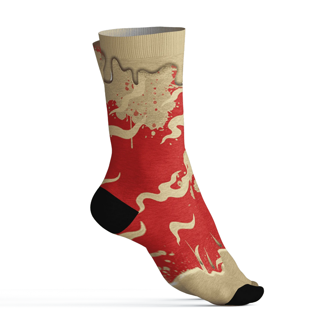 Dunk-Strawberry-Waffle-NastyJamz-Socks-Match-Rare-Breed-3D-Drippin