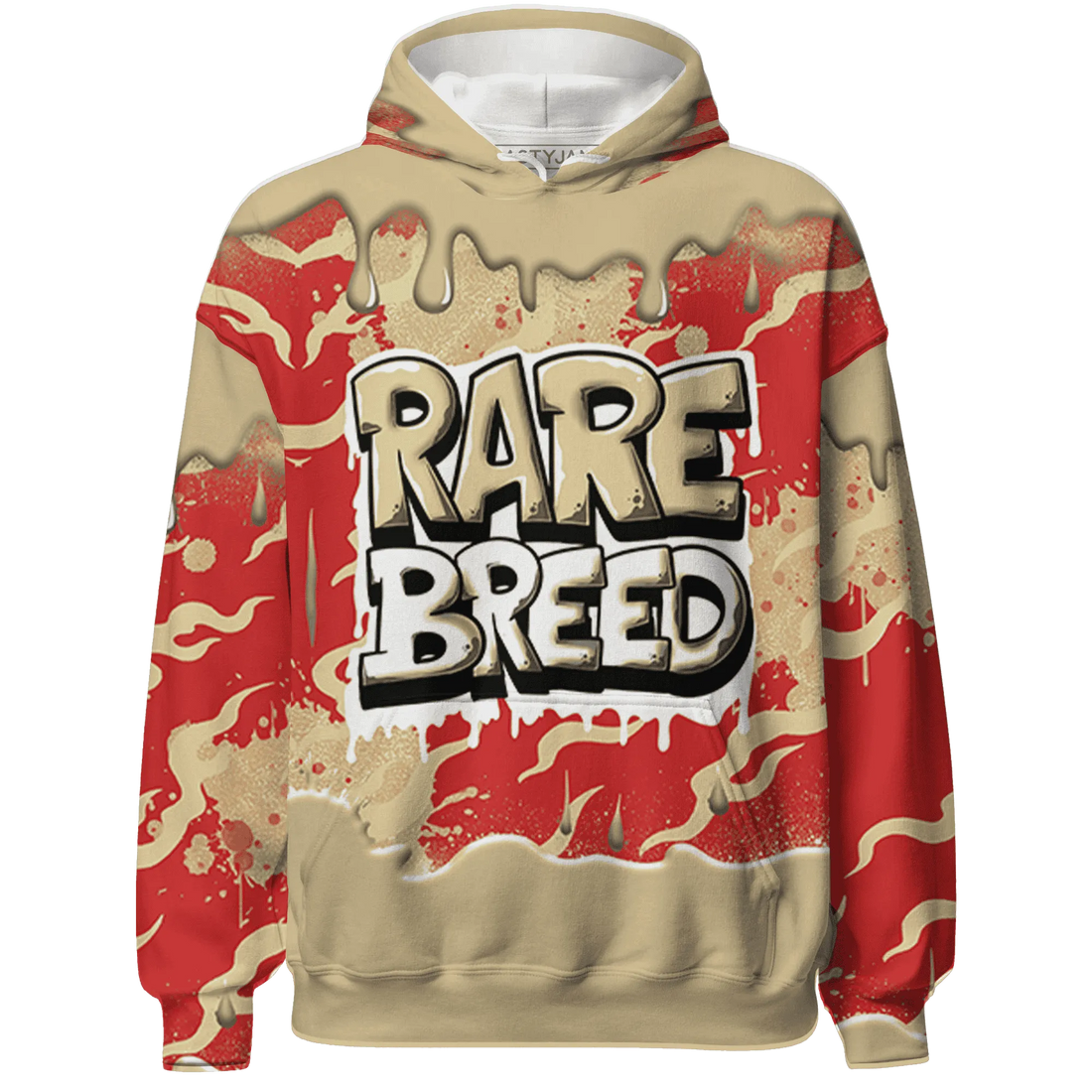 Dunk-Strawberry-Waffle-NastyJamz-Hoodie-Match-Rare-Breed-3D-Drippin