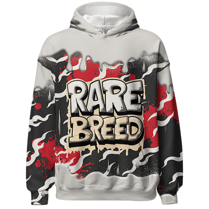 Jumman Jack University Red Hoodie Match Rare Breed 3D All-Over Print Drippin - NastyJamz