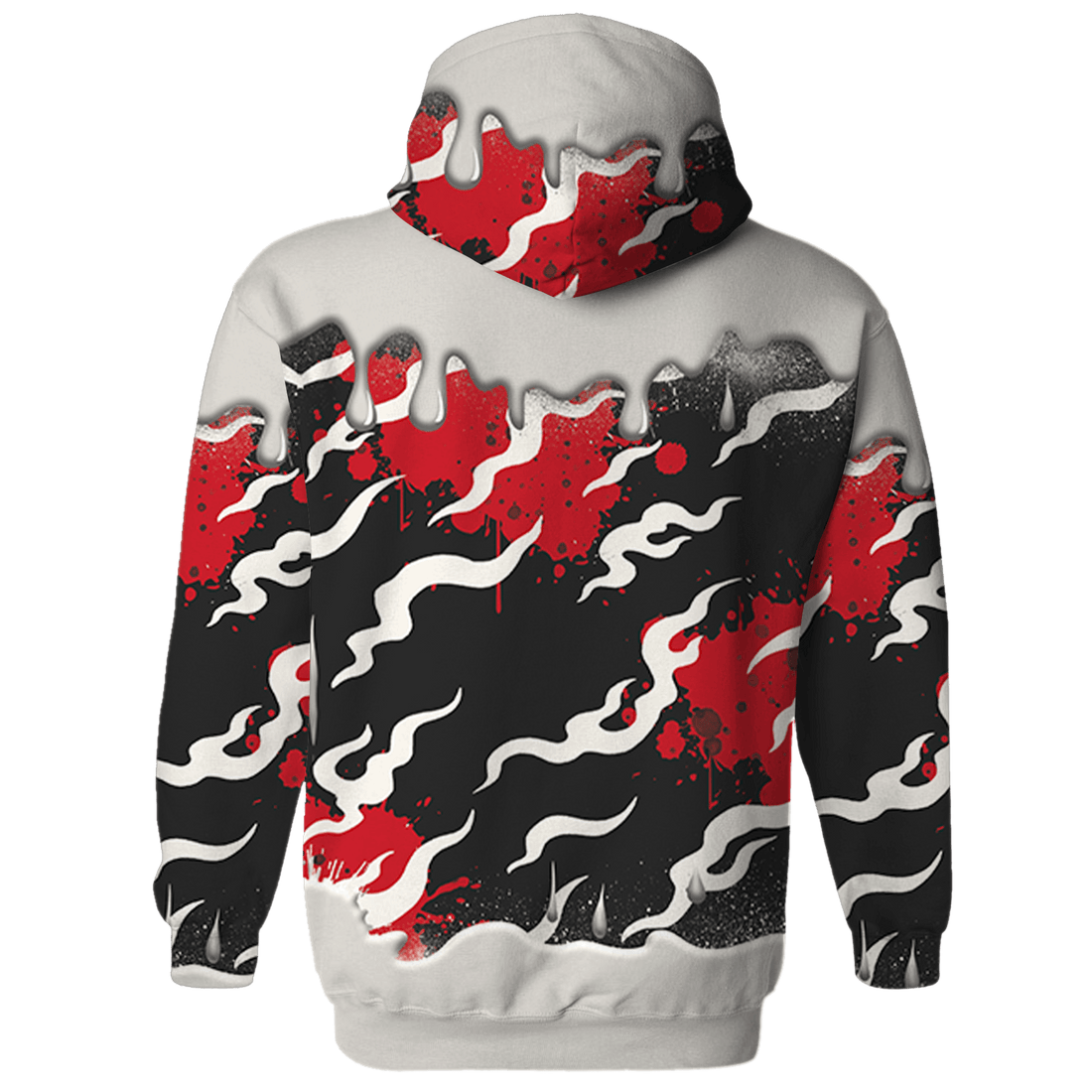 Jumman Jack University Red Hoodie Match Rare Breed 3D All-Over Print Drippin - NastyJamz
